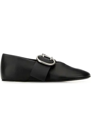Jil Sander Sko, Dame, Sort, 40 EU, Læder, Læder Ballerina Sko