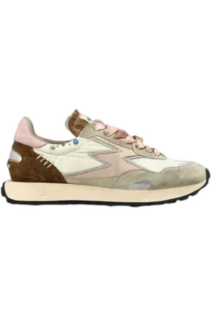 MOA MASTER OF ARTS Sko, Dame, Brun, 38 EU, Brun Sneakers med Lyserød Hælstykke