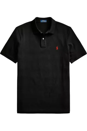 Ralph Lauren Top, Herre, Sort, S, Bomuld, Sort polo skjorte Classic Fit