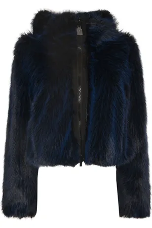 K-Way Jakke, Dame, Sort, S, Faux Fur, Faux Fur Jakke