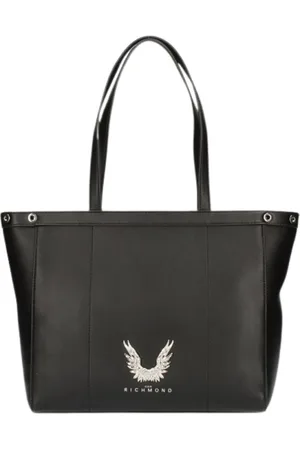 John Richmond Taske, Dame, Sort, ONE SIZE, Uld, Stilfuld Tote Bag