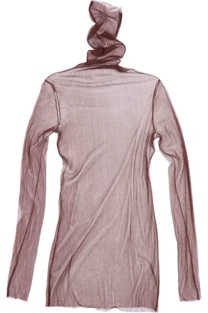 Cortana Top, Dame, Rød, XL, Tyl, tullesvane, top tranebær