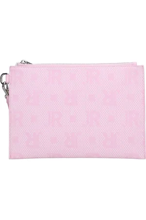 John Richmond Taske, Dame, Lyserød, ONE SIZE, Uld, Clutch Taske