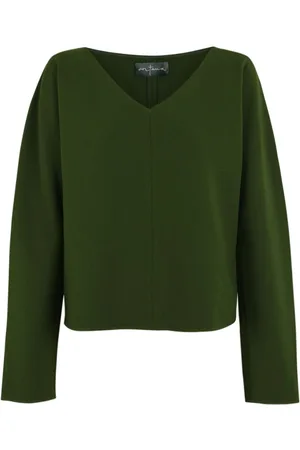 Cortana Strik, Dame, Grøn, M, Uld, Sienna, grøn top