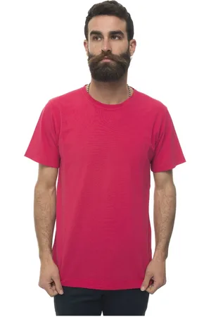 Kiton Top, Herre, Lyserød, 2XL, Bomuld, Stone Washed Cotton Tee