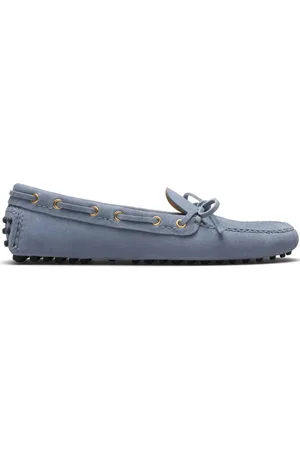 CAR SHOE Sko, Dame, Blå, 38 1/2 EU, Læder, Blå Ruskind Snøresko Mandel Tå