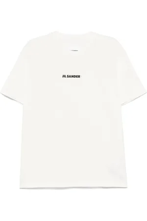 Jil Sander Top, Herre, Hvid, L, Bomuld, T-shirt