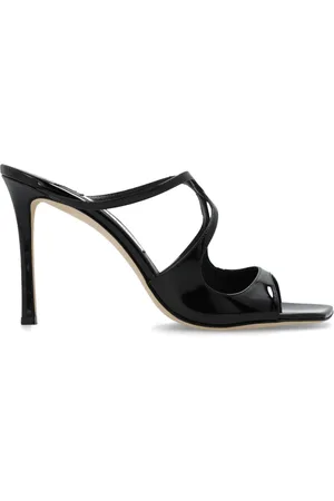 Jimmy Choo Sko, Dame, Sort, 36 EU, Læder, Anise Sandaler med Hæl