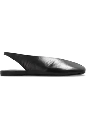 Jil Sander Sko, Dame, Sort, 36 EU, Læder, Slingback Ballerinasko