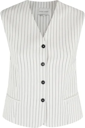 Loulou Studio Jakke, Dame, Hvid, XS, Uld, Stilfuld Vest