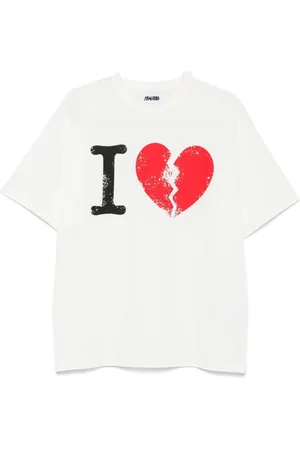 MAGLIANO Top, Herre, Hvid, XL, Grafisk Print Crew Neck T-shirts og Polos