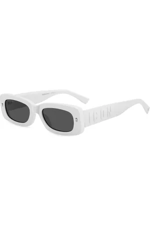 Dsquared2 Tilbehør, unisex, Hvid, 52 MM, Ikonsolbriller Vk6/Ir