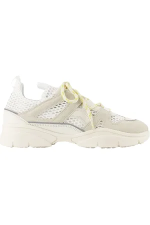 Isabel Marant Sko, Dame, Hvid, 36 EU, Læder, Kindsay-Gd Sneakers