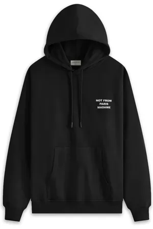 Drôle de Monsieur Sweathshirts & Hoodies, Herre, Sort, S, Slogan Hoodie