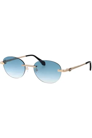 Palm Angels Tilbehør, unisex, Gul, 56 MM, Uld, Krystal Solbriller til Stilfuld Solbeskyttelse