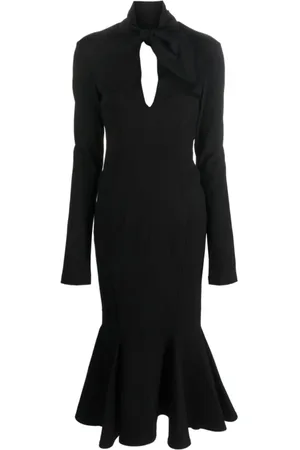 The Attico Kjole, Dame, Sort, S, Sort Midi Kjole