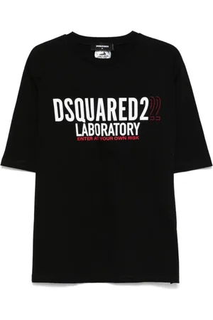 Dsquared2 Top, Herre, Sort, 2XL, Uld, Sort Skjorte Stilfuldt Herremode
