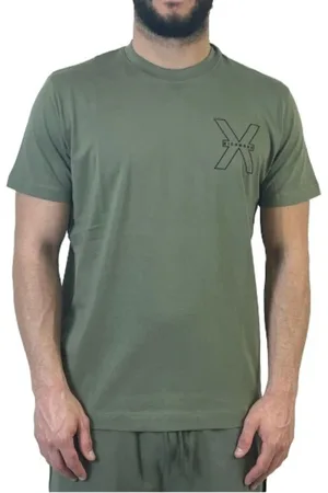 John Richmond Top, Herre, Grøn, S, Bomuld, Casual T-shirt
