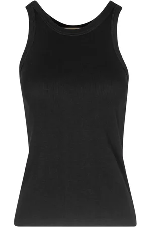 Jucca Top, Dame, Sort, M, Bomuld, Bomuld Ribbet Tank Top