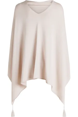 Betty Barclay Jakke, Dame, , ONE SIZE, Uld, Frynsestrik Poncho
