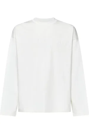 Jil Sander Top, Herre, Hvid, XS, Bomuld, Langærmet T-shirt