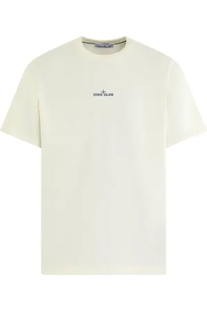Stone Island Top, Herre, Hvid, M, Herre Kortærmet T-shirt