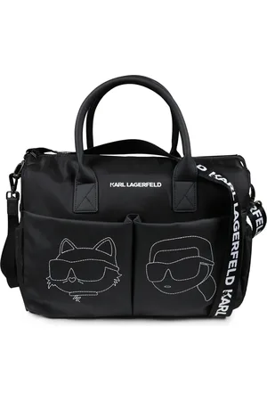 Karl Lagerfeld Home, unisex, Sort, ONE SIZE, Uld, Pusletaske