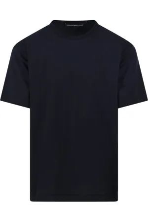 DEPARTMENT FIVE Top, Herre, Blå, L, Bomuld, Marinebølge T-shirt