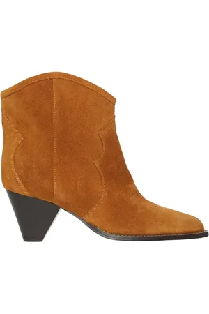 Isabel Marant Sko, Dame, Brun, 39 EU, Uld, Stilfulde Cowboy Støvler
