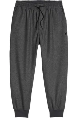 Y-3 Bukser, Herre, Grå, S, Uld, Stilfulde Sweatpants