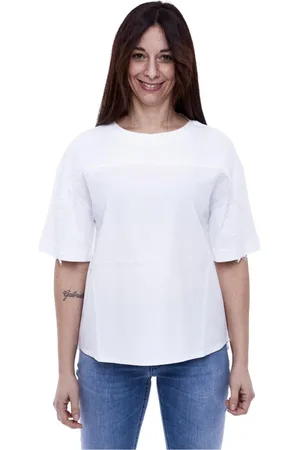 ALPHA STUDIO Top, Dame, Hvid, S, Jersey Turtleneck til kvinder