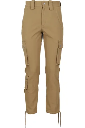 Isabel Marant Bukser, Dame, Brun, 2XS, Bomuld, Slim-fit Bukser