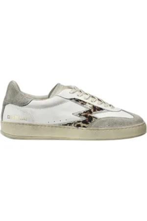 MOA MASTER OF ARTS Sko, Dame, Hvid, 37 EU, Leopard Print Hvide Sneakers