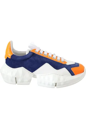 Jimmy Choo Sko, Dame, Flerfarvet, 36 1/2 EU, Læder, Stretch Mesh/Læder Mix Sneakers
