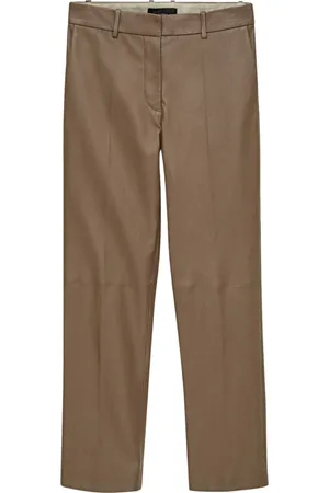 Joseph Bukser, Dame, Brun, M, Læder, Leather Stretch Coleman Bukser