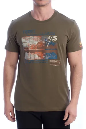 La Martina Top, Herre, Grøn, M, Bomuld, Herre Grafisk T-shirt