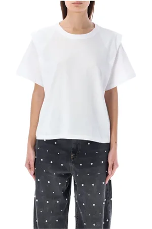 Isabel Marant Top, Dame, Hvid, M, Bomuld, Zelitos Cotton T-Shirt