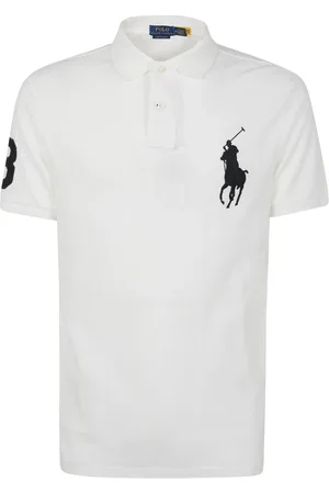 Ralph Lauren Top, Herre, Hvid, M, Kortærmet Poloshirt