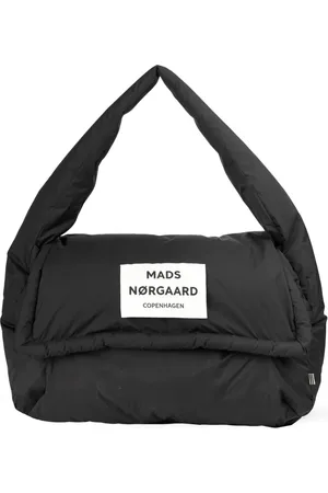 Mads Norgaard Taske, Dame, Sort, ONE SIZE, Uld, Quiltet Sort Skuldertaske