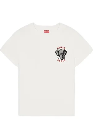 Kenzo Top, Dame, , L, Bomuld, Elephant Crest T-shirt