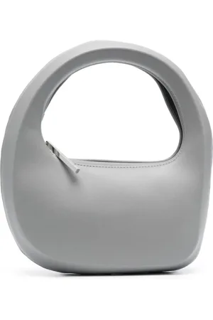 Issey Miyake Taske, Dame, Grå, ONE SIZE, Læder, Mini Hoop Tote Bag i Ash Grey