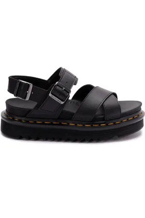Dr. Martens Sko, Dame, Sort, 37 EU, Uld, Sorte Sandaler til Stilfuldt Look