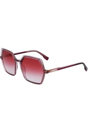 Karl Lagerfeld Tilbehør, Dame, Rød, 56 MM, Injected Solbriller
