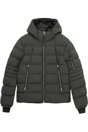 KRAKATAU Jakke, Herre, Grå, XL, Uld, Parka Mørkegrøn
