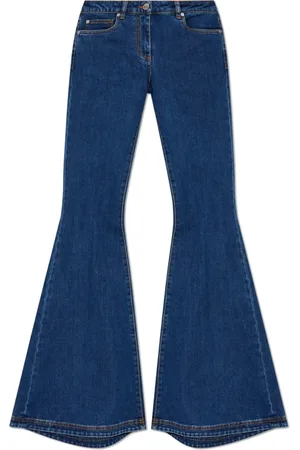 Etro Jeans, Dame, Blå, W26, Uld, Jeans med udsvingede ben
