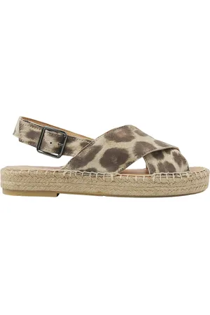 VIA VAI Sko, Dame, Brun, 39 EU, Uld, Mondi Isabella Espadrilles