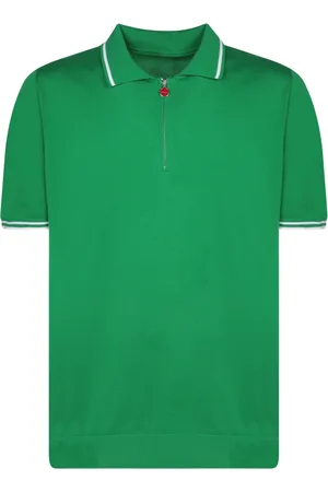 Kiton Top, Herre, Grøn, L, Bomuld, Polo Shirt