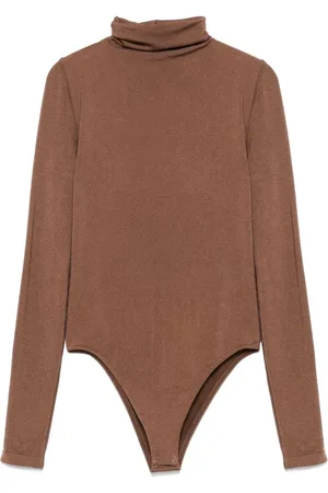 Wolford Top, Dame, Brun, L, Brun Top, Chokoladebrun