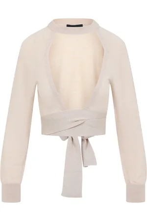 Simone Rocha Strik, Dame, , M, Uld, Luksuriøs Uld-Silke Blend Sweater