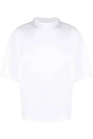 Jil Sander Top, Herre, Hvid, XS, Bomuld, Casual Bomulds T-shirt